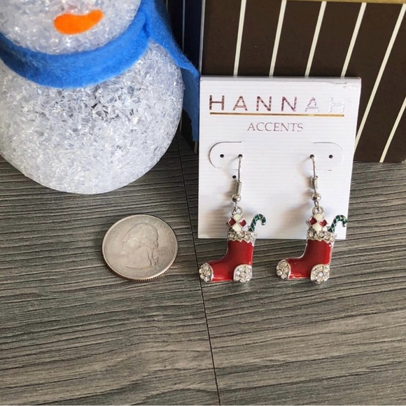 Festive Christmas Stockings Earrings - Picture 6 of 6